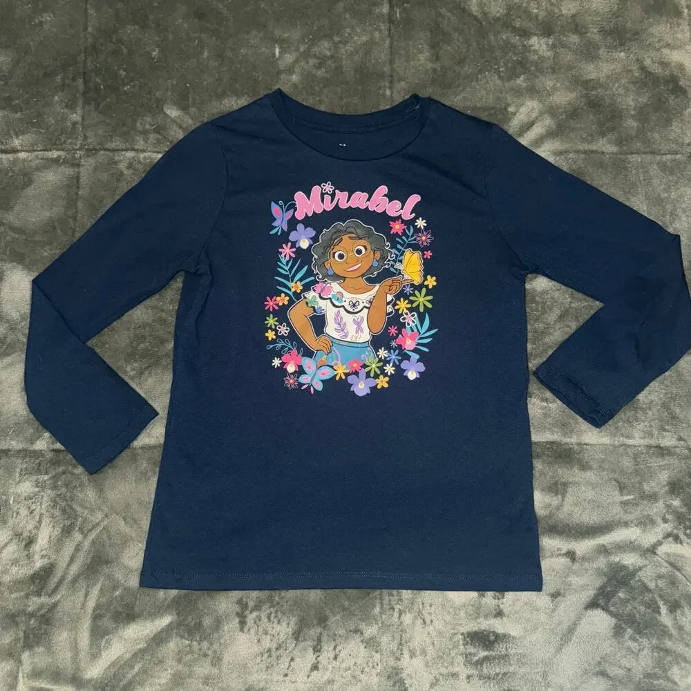 Disney Encanto Mirabel‎ Long Sleeve T-Shirt Child Girl's Size XL 14 Gently Used